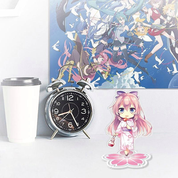 ABYSTYLE Hatsune Miku Acryl Figur – Sakura Edition, 3-teilig, 10 Cm Hoch, Sammelfigur