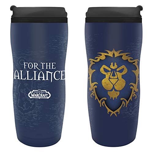ABYstyle World of Warcraft Alliance Travel Mug 14 Fl Oz