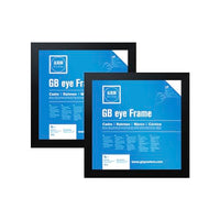 Gb Eye Music Record Made to Display Vinyl Records Twin Pack LP Record Frame Vinyl Covers Black Frame 12.5" x 12.5"