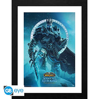 GB Eye World of Warcraft Lich King Framed Collector Print 12" x 16"