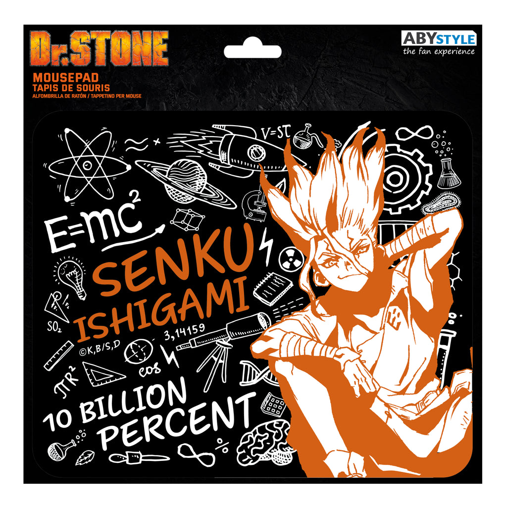ABYstyle Dr. Stone Senku Ishigami Mousepad 9.25" x 7.7" Square Mouse Pad