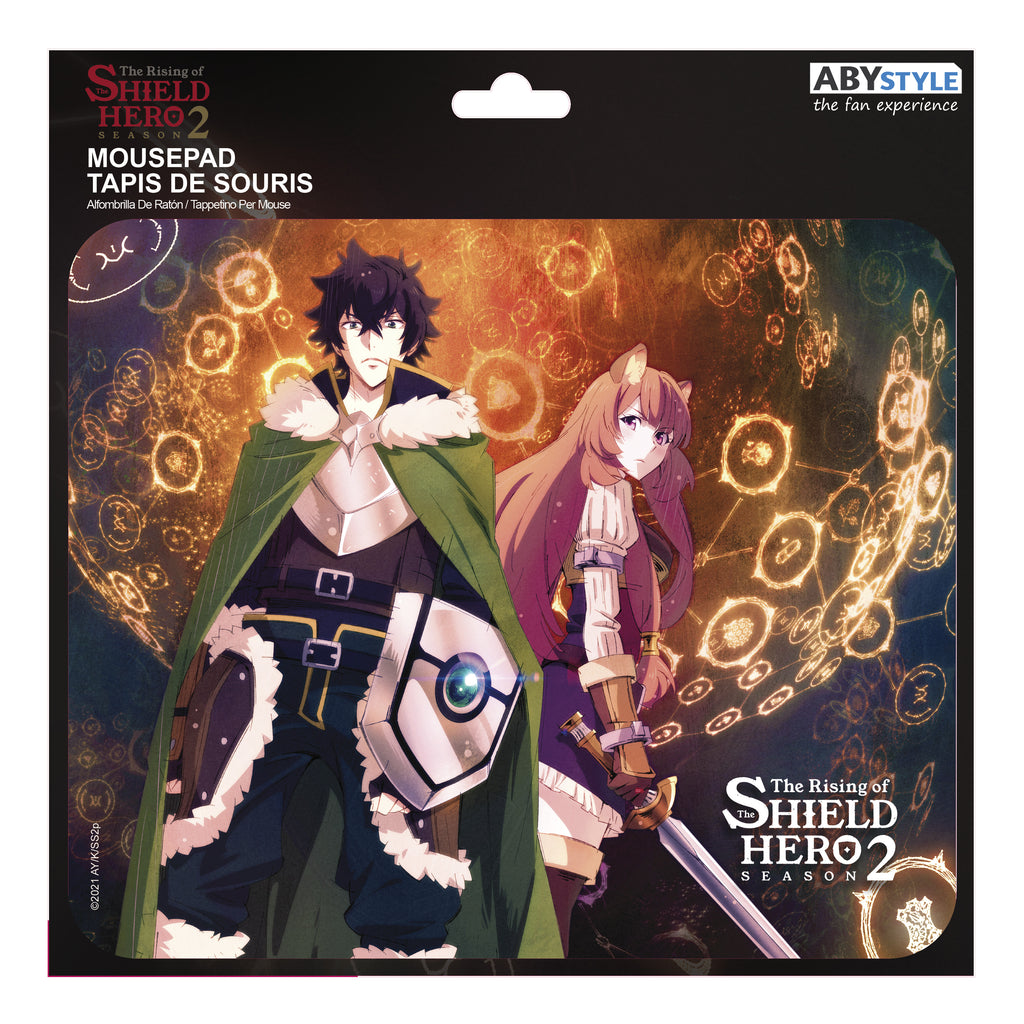 The Rising of the Shield Hero Naofumi & Raphtalia Mousepad