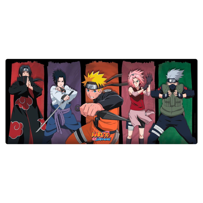 ABYstyle Naruto Shippuden Group Iconic Characters Gaming Mousepad 35"x16"