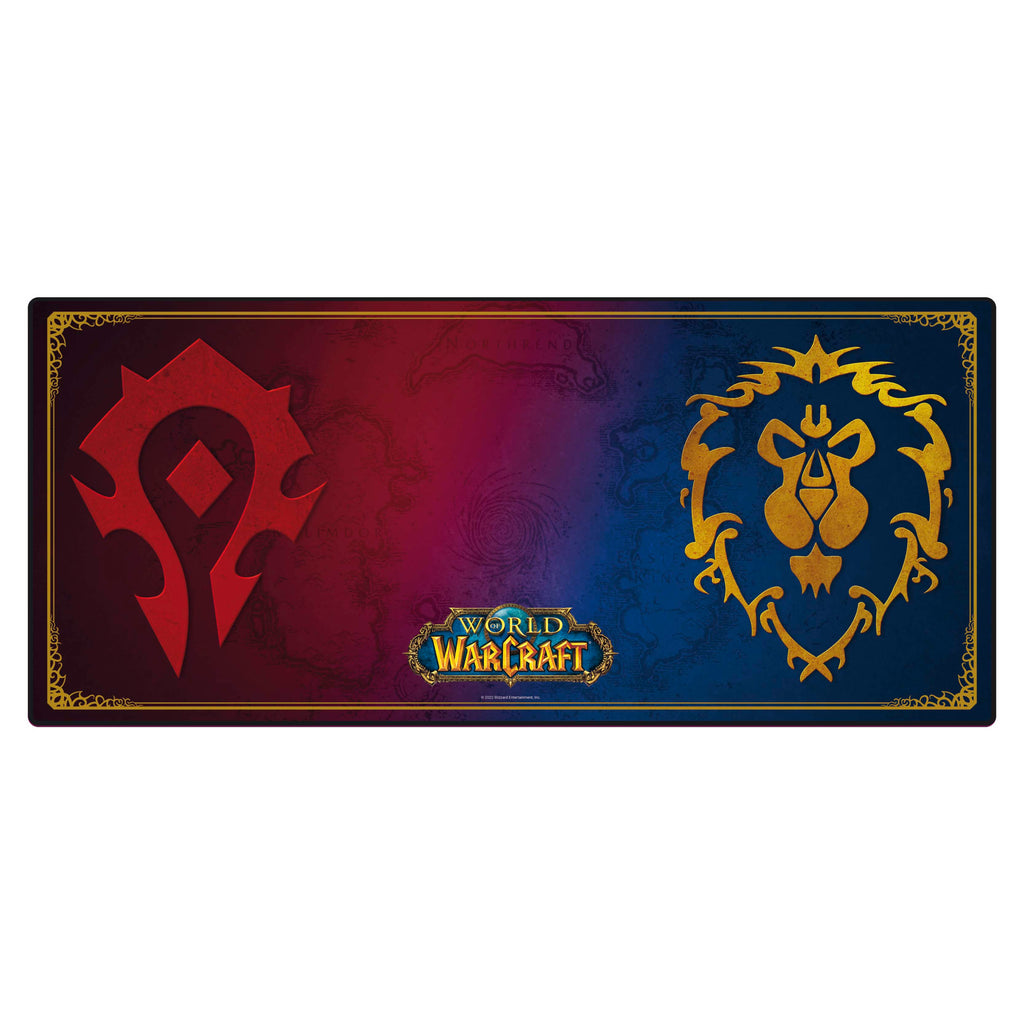 ABYstyle World of Warcraft Azeroth Mousepad XXL 35"x16" Non Slip Rubber Mouse Pad