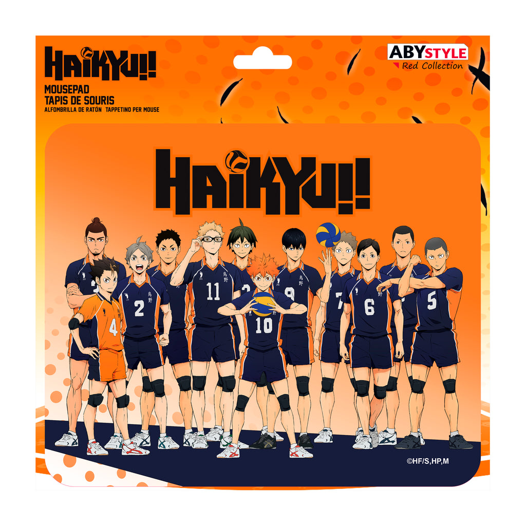 ABYSTYLE Haikyu Karasuno Team 9.25" x 7.7" Non Slip Rubber Mouse Pads