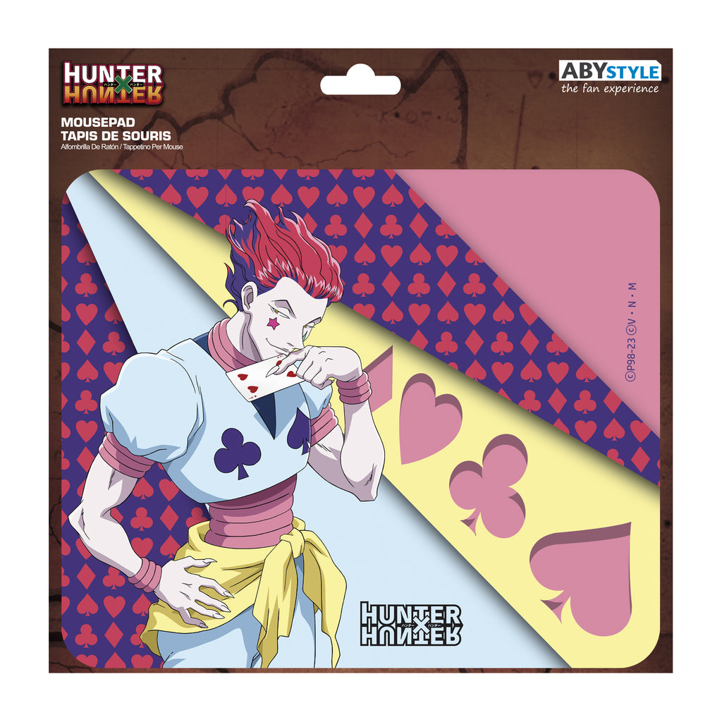 ABYstyle Hunter x Hunter Hisoka Mousepad 9.25" x 7.7" Square Mouse Pad