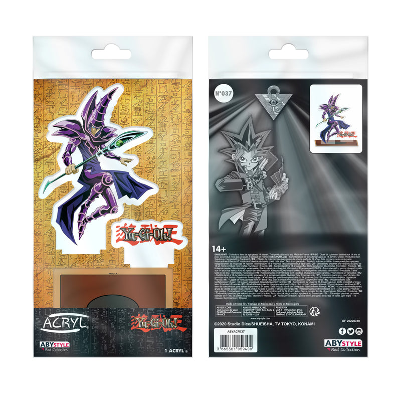 ABYstyle Yu-Gi-Oh! Dark Magician 4" Tall Acryl® Acrylic Stand Model Figure