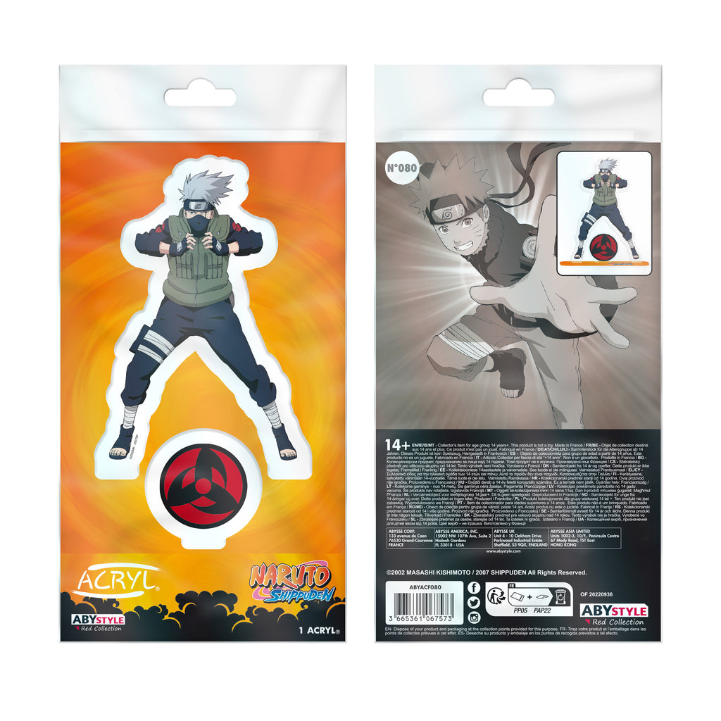 ABYstyle Naruto Shippuden Kakashi Hatake  4" Acryl® Acrylic Stand Model Figure