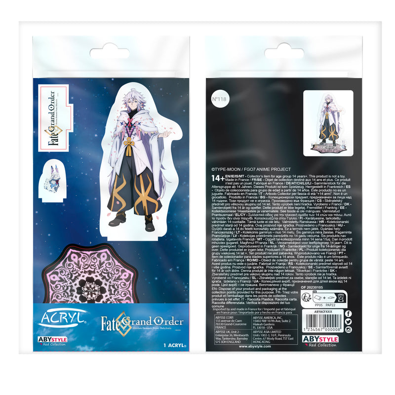 ABYstyle Fate Grand Order Merlin & Fou 4" Acryl® Acrylic Stand Model Figure