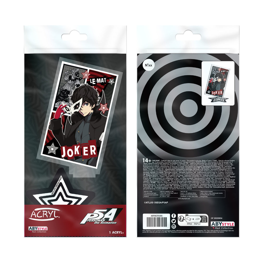ABYstyle Persona 5 Video Game Joker 4" Acryl® Acrylic Stand Model Figure