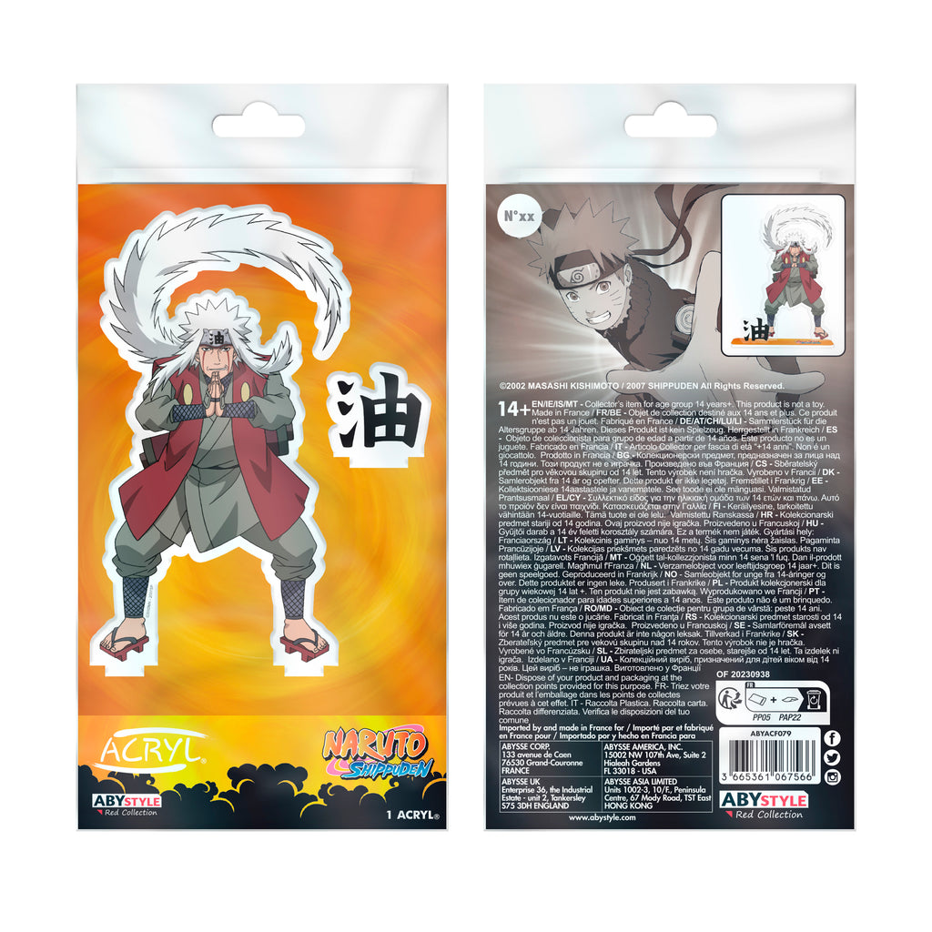 ABYstyle Naruto Shippuden Jiraiya 4" Acryl® Acrylic Stand Model