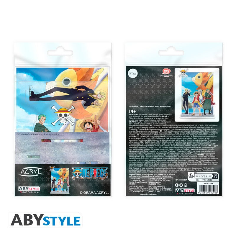 ABYstyle One Piece Diorama Trio 4" Acryl® Acrylic Stand Model Figure