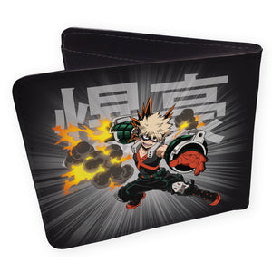 ABYstyle My Hero Academia Izuku & Bakugo Premium Bi-Fold Multipurpose Wallet