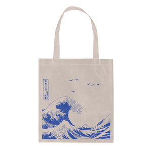 ABYstyle Hokusai Tote Bag Great Wave With 2 Handles Made with Cotton 14.5" x 16.5"