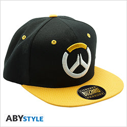 ABYstyle Overwatch Snapback Cap Black and Orange One Size Polyester