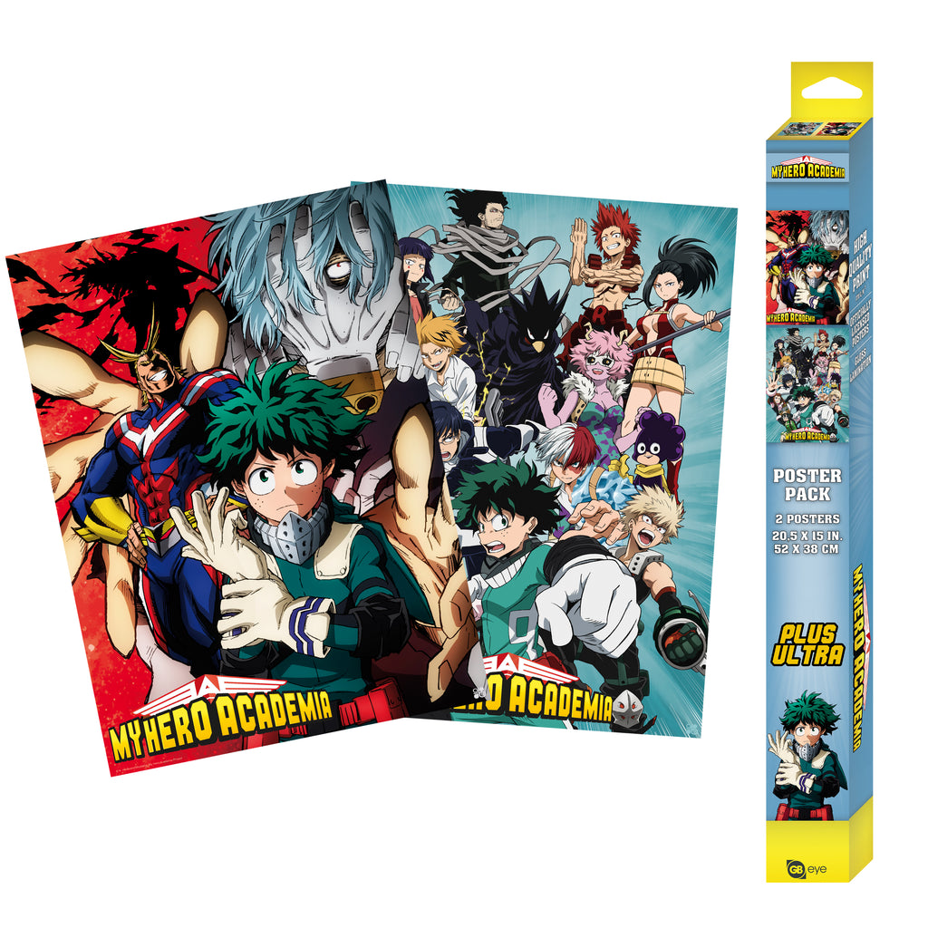 ABYstyle My Hero Academia Boxed Poster Set 2 Unframed Posters