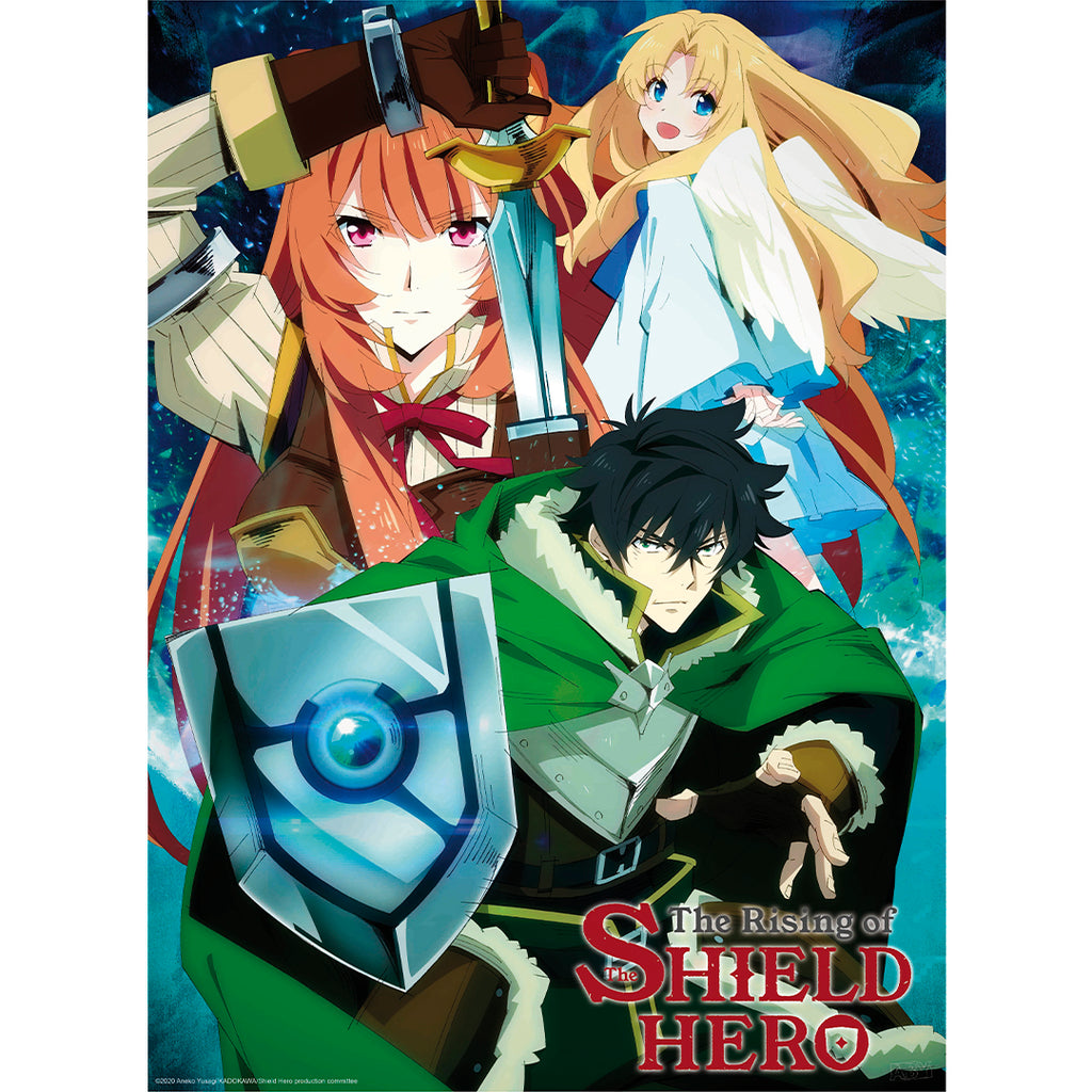 The Rising of the Shield Hero Naofumi's Party Poster 15" x 20.5"