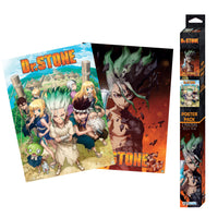 ABYstyle Dr. Stone Unframed Boxed Poster Set 15" x 20.5" Main Characters