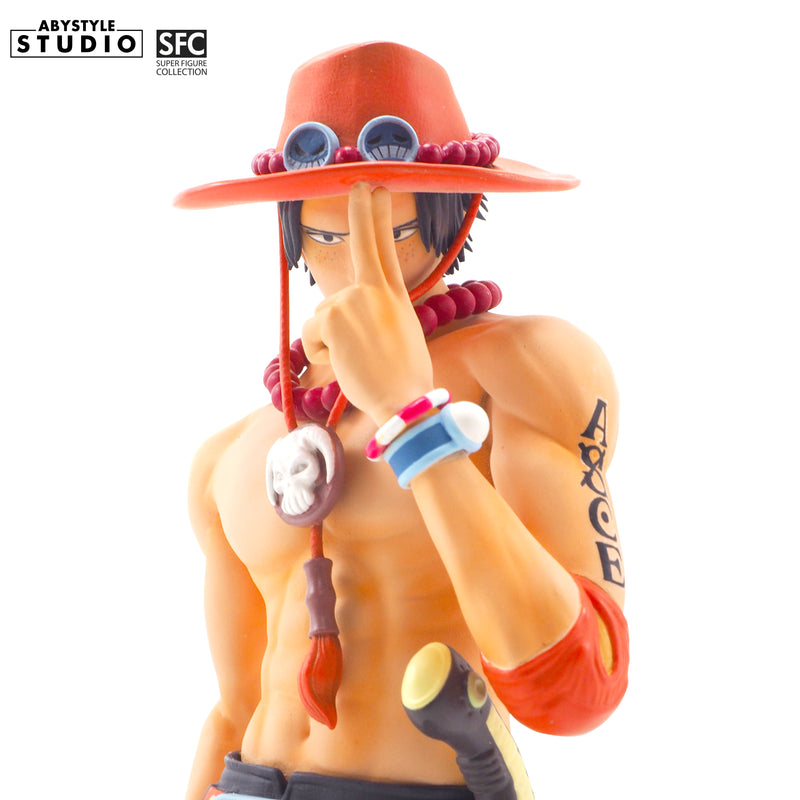 🔥 One Piece Anime Figure Portgas.D Ace #12 SFC Abystyle studio Toei  Animation