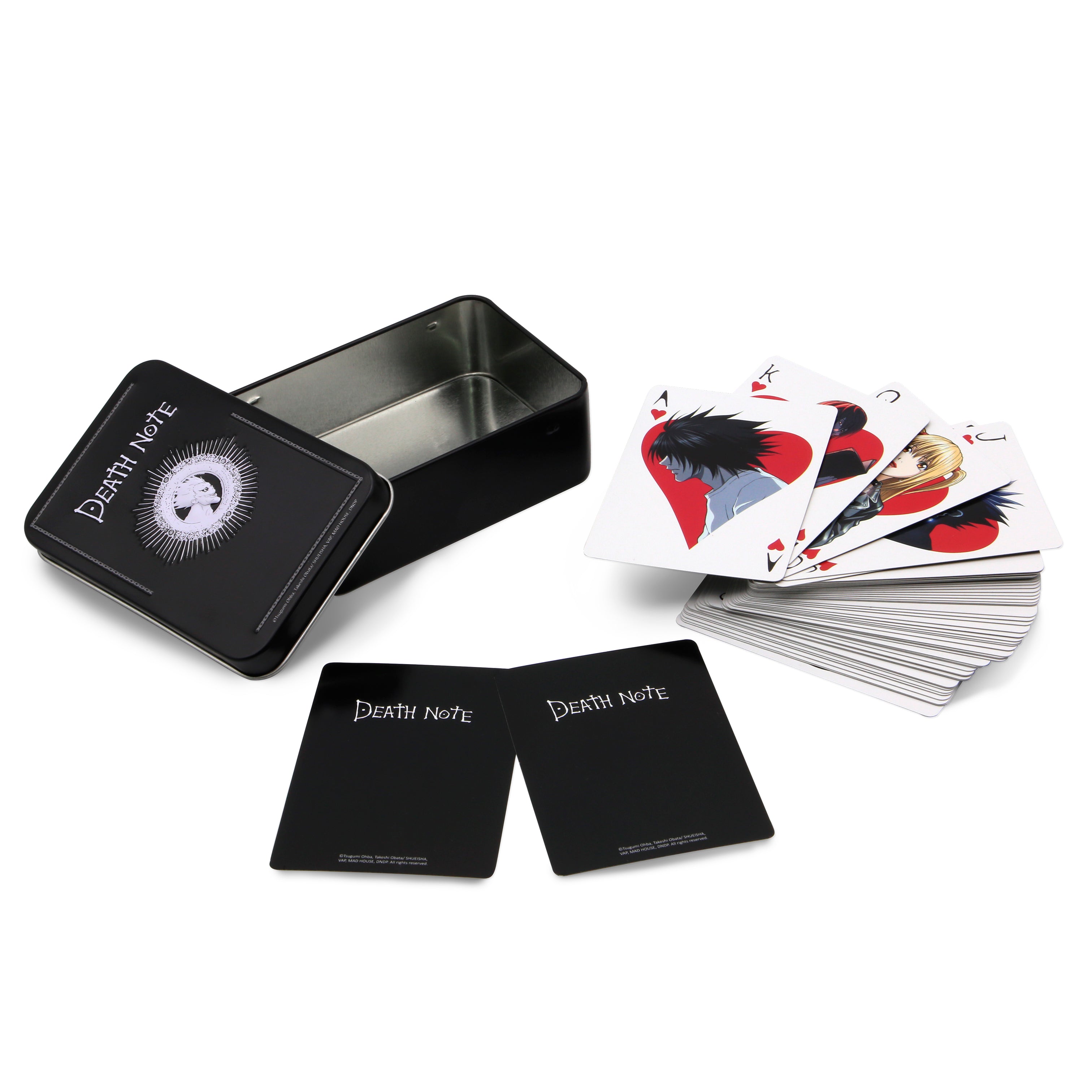 【入手困難】DEATH NOTE カード56枚セット ABYSTYLE Death Note Main Characters Deck of 54 Playing Cards Anime