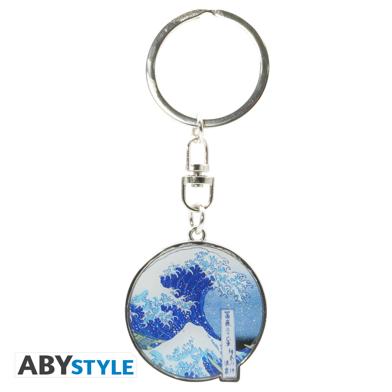 ABYstyle Hokusai The Great Wave Metal Keychain