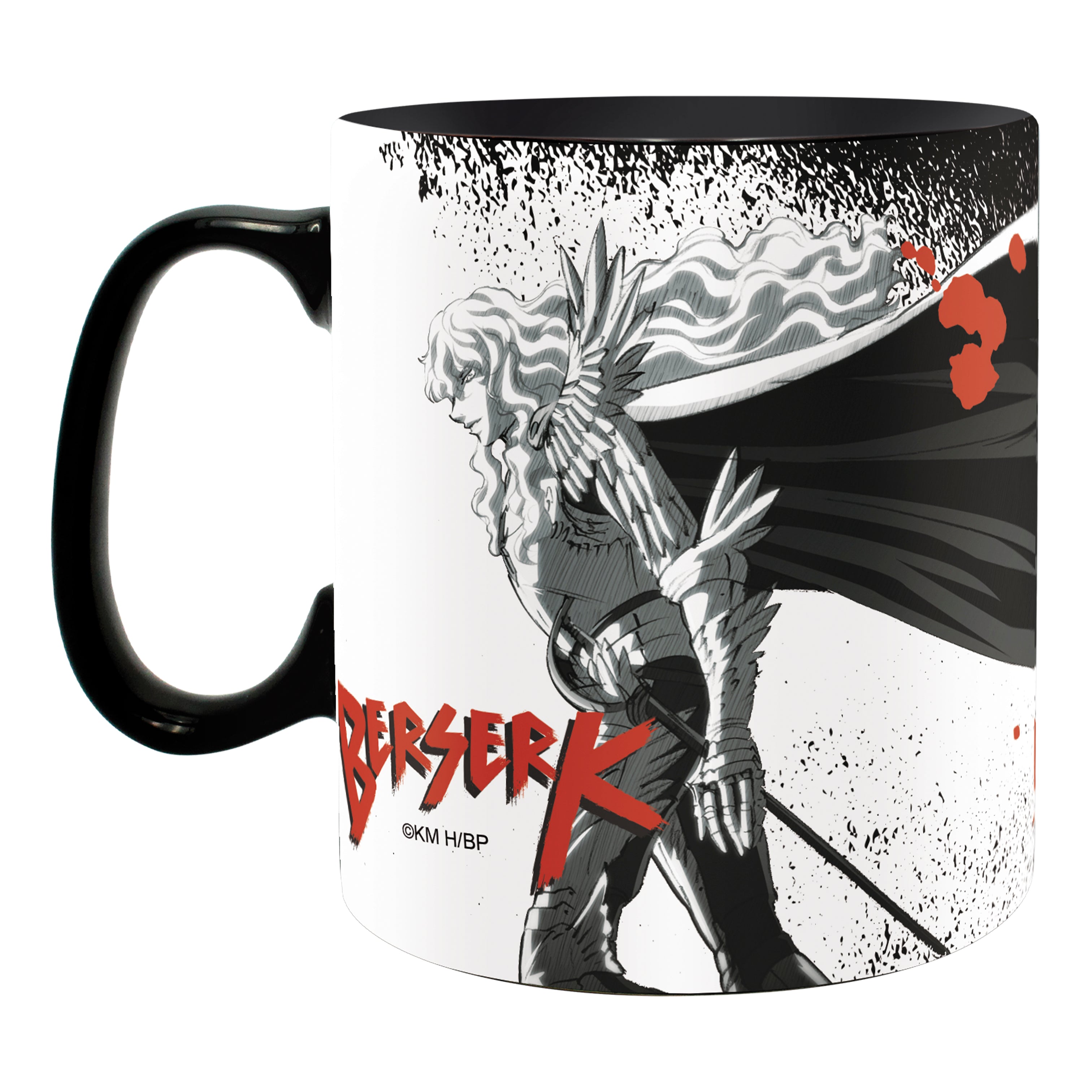 all'asta ceramic coffee mug with gripper ABYstyle Berserk Guts & Griffith Ceramic Coffee Tea Mug 16 Oz Anime Ma –  ABYstyle USA