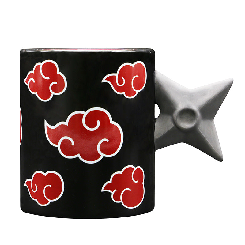 **PRE ORDER** ABYstyle Naruto Shippuden Akatsuki Clouds 3D Shuriken Handle Mug