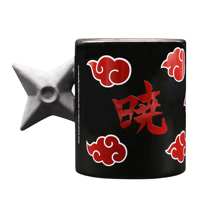 ABYstyle Naruto Shippuden Akatsuki Clouds 3D Shuriken Handle Mug