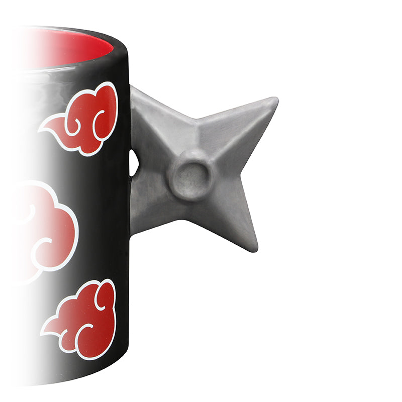 **PRE ORDER** ABYstyle Naruto Shippuden Akatsuki Clouds 3D Shuriken Handle Mug