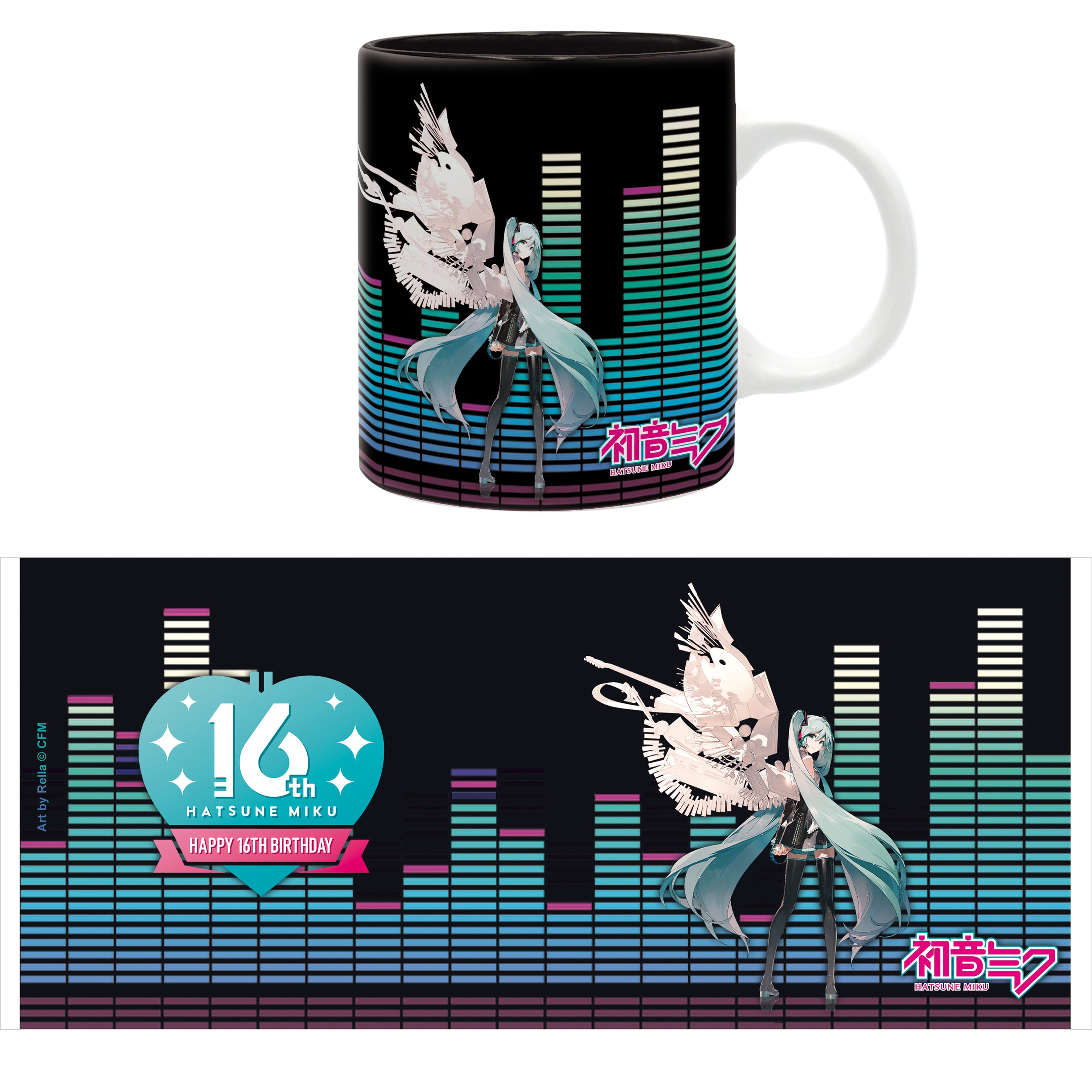 ABYstyle Hatsune Miku Happy 16th Birthday Ceramic Mug – ABYstyle USA