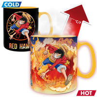 **PRE ORDER** ABYSTYLE One Piece Luffy & Sabo Heat Change Mug 16 Fl Oz