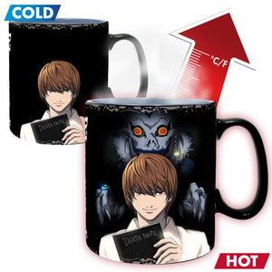 ABYstyle Death Note Kira & L Heat Change Mug 16 Fl Oz