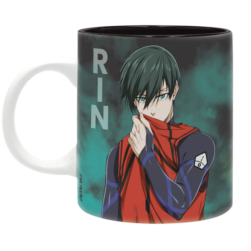 ABYstyle Blue Lock Isagi vs Rin Ceramic Coffee Tea Mug 11 Fl Oz Anime Manga Drinkware