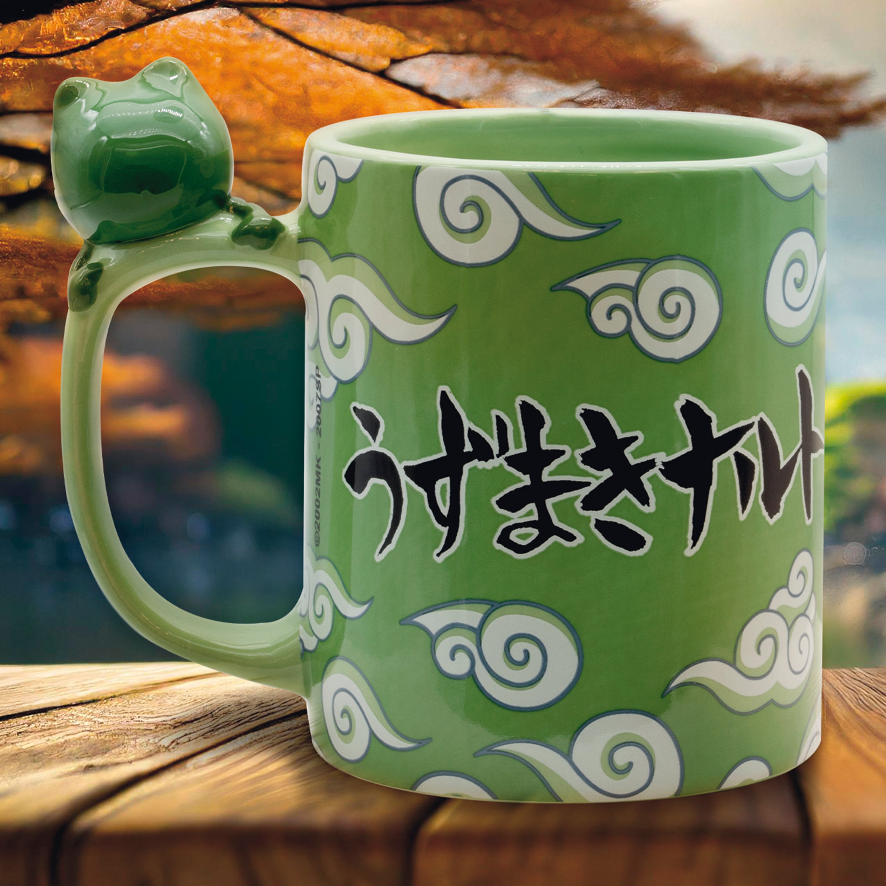 ABYSTYLE Naruto Shippuden Ceramic Mug 16 Fl Oz with Gama Chan 3D