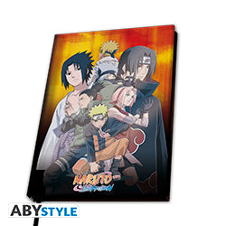 ABYstyle Naruto Shippuden Konoha Group A5 Notebook Anime Manga School Office Supplies