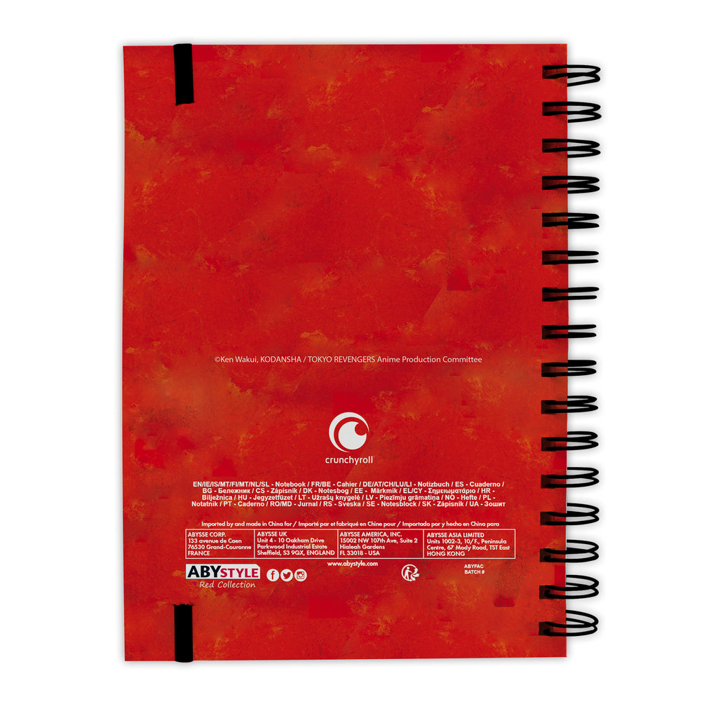 ABYstyle Tokyo Revengers Spirale Notebook Revengers With 180 Pages