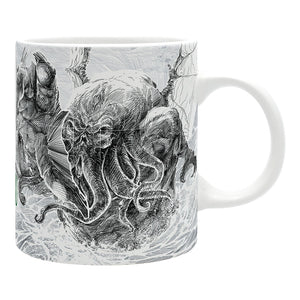 ABYstyle H.P Lovecraft Cthulhu Gift Set Includes a Necronomicon Journal, a Cthulhu Keychain, and a Cthulhu Attacks Coffee Mug