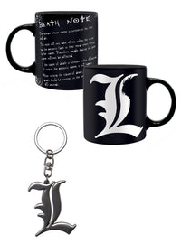 ABYstyle Death Note L Mug and 3D Keychain Set