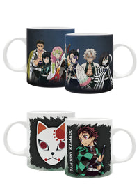 ABYstyle Demon Slayer: Kimetsu No Yaiba Ceramic Mug Holds 11 Fl Oz Twin Pack