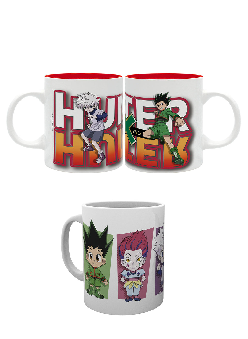 ABYstyle Hunter x Hunter Killua Gon Hisoka and Friends  Mug 11 Fl Oz Twin Pack