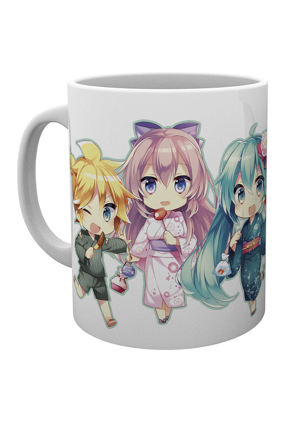 ABYstyle Hatsune Miku Main Characters Ceramic Mug Holds 11 Fl Oz Twin Pack