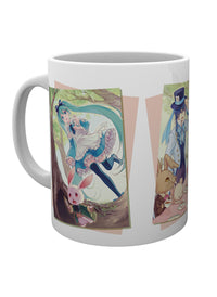 ABYstyle Hatsune Miku Main Characters Ceramic Mug Holds 11 Fl Oz Twin Pack