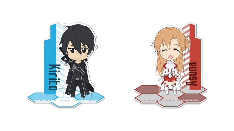 ABYstyle Swort Art Online Kirito and Asuna Twin Pack Acrylic Stand Figures