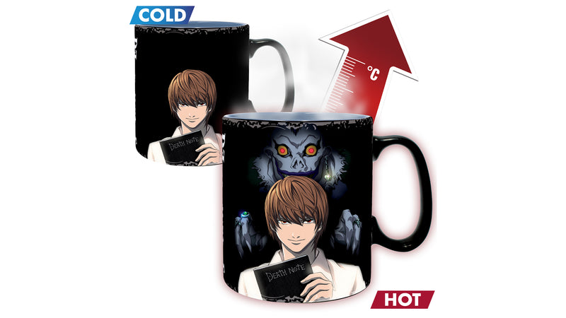 ABYstyle Death Note Heat Change Mug Twin Pack (2) Ceramic Mug 16 Fl Oz