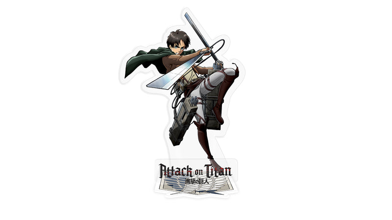 ABYstyle Attack on Titan Eren and Levi Acrylic Stand Model Twin Pack