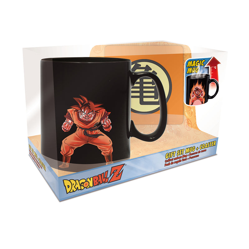 ABYstyle Dragon Ball Z  Gift Set Goku Heat Change Mug and Coaster