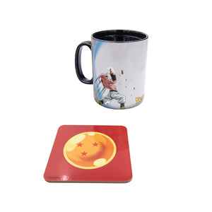 ABYstyle Dragon Ball Z Goku vs Buu Gift Set Heat Change Mug and Coaster