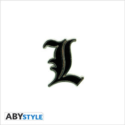 ABYstyle Death Note L Metal Pin Measures 1.1" x 0.98" Anime Manga Accessories