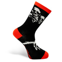 ABYstyle Death Note Ryuk Socks Black and Red One Size One Pair Polyester