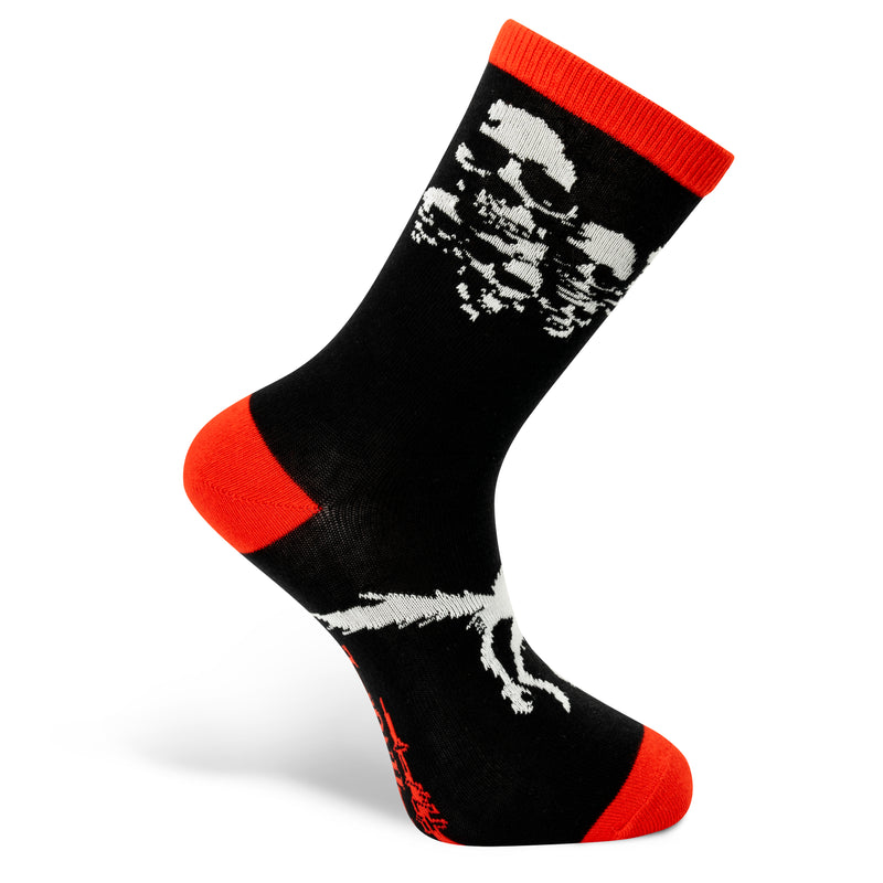 ABYstyle Death Note Ryuk Socks Black and Red One Size One Pair Polyester